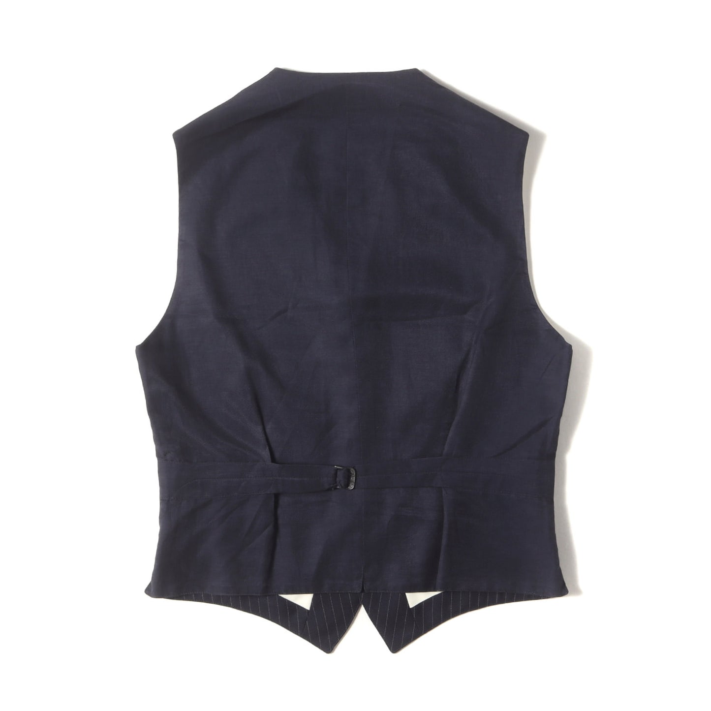 ピンストライプ ウールツイル 3ピース セットアップ スーツ / MADE IN ITALY