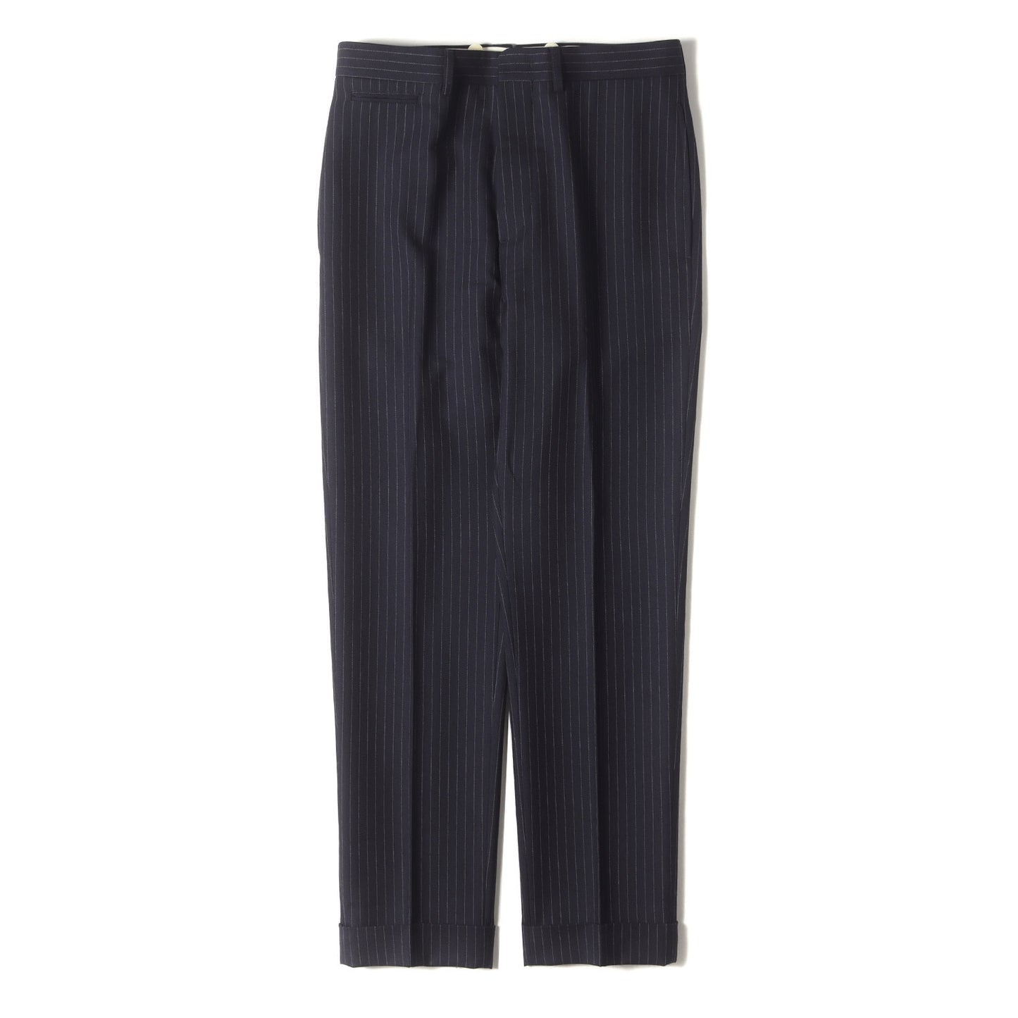 ピンストライプ ウールツイル 3ピース セットアップ スーツ / MADE IN ITALY