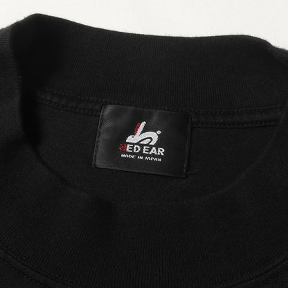 ワンポイント アイコン モックネック Tシャツ (112620 RB560) / RED EAR MADE IN JAPAN