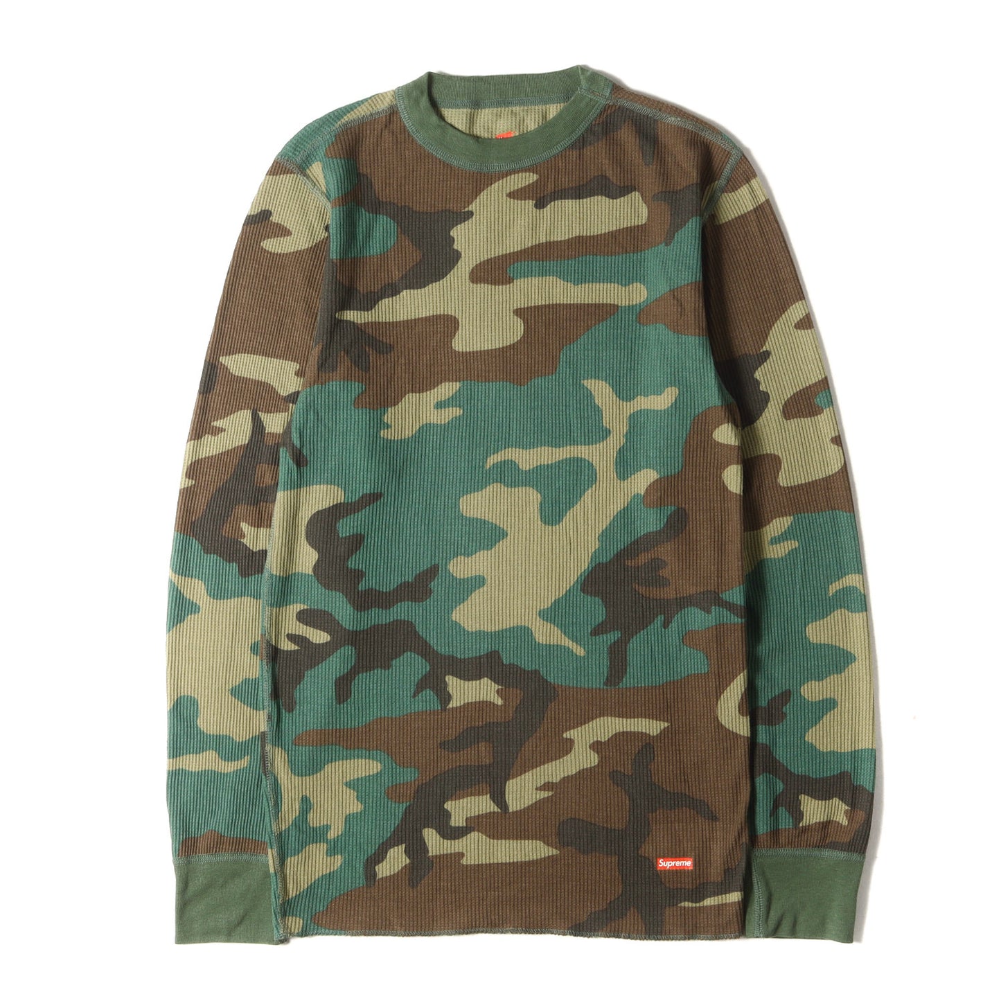 × Hanes カモ サーマル ロングスリーブ Tシャツ (Hanes Thermal Crew 1Pack)