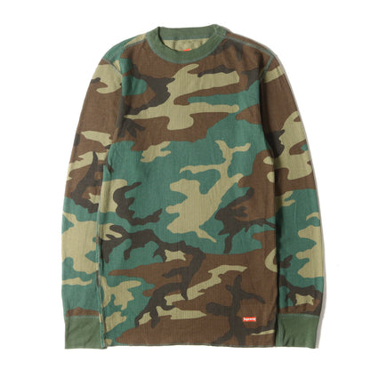 × Hanes カモ サーマル ロングスリーブ Tシャツ (Hanes Thermal Crew 1Pack)