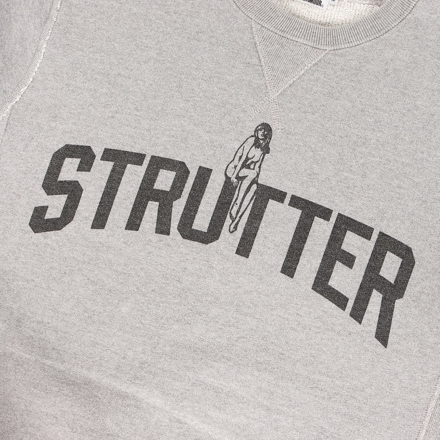 STRUTTER ヌード ガール ウーマン ロゴ スウェット (0253CS08)