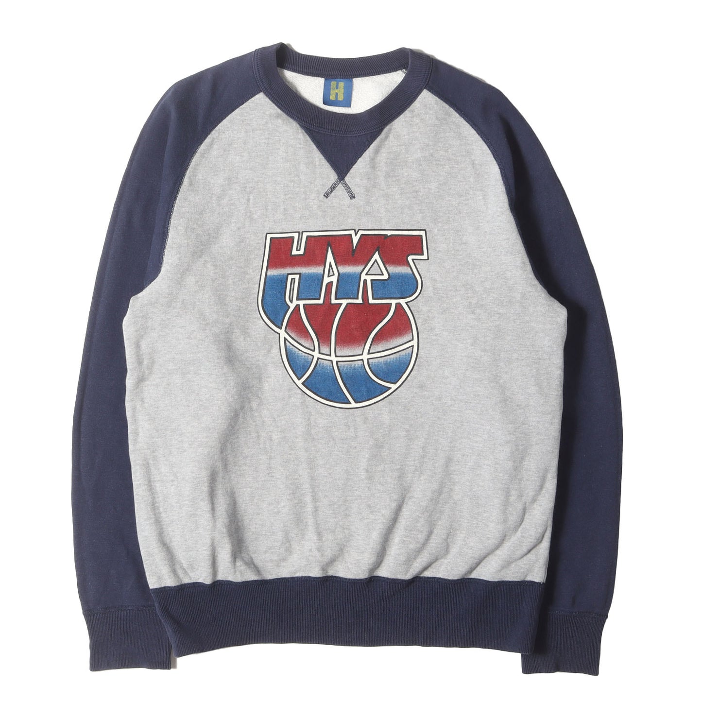 90s グラフィック ロゴ ラグラン スウェット トレーナー (2CS-5150)