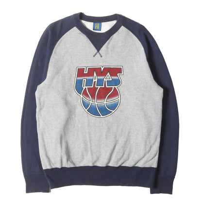 90s グラフィック ロゴ ラグラン スウェット トレーナー (2CS-5150)