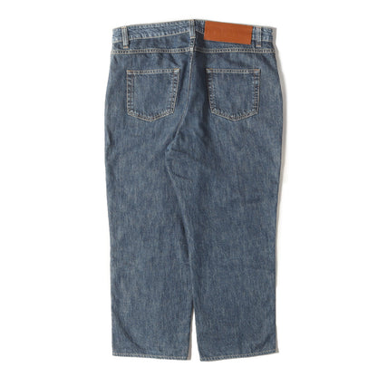 21SS バイカラー テーパード クロップド デニム パンツ (H2102660IB)