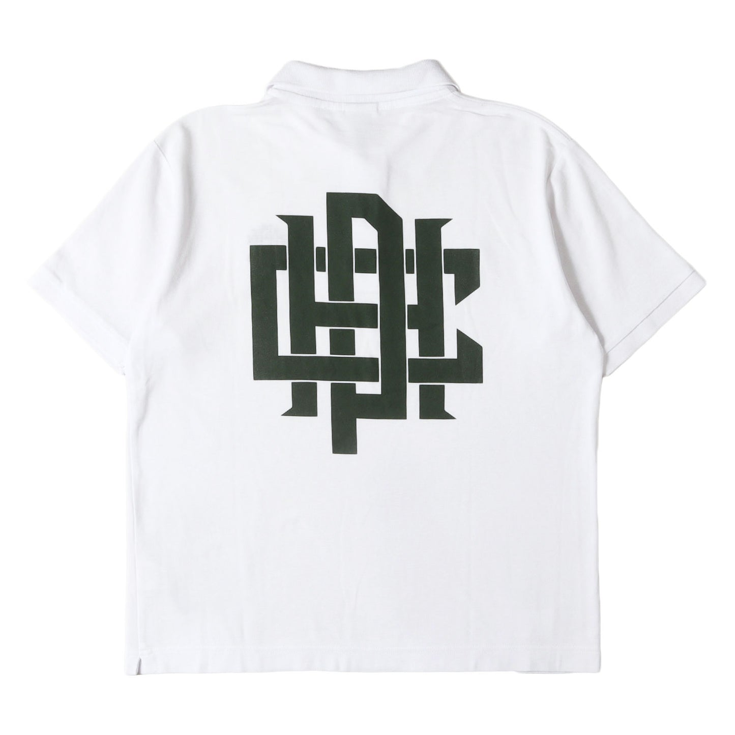 22AW ワンポイント 刺繍 バック プリント ピケ ポロシャツ (OVERLAP LOGO SUMMER POLO CHG22-AW-T05)