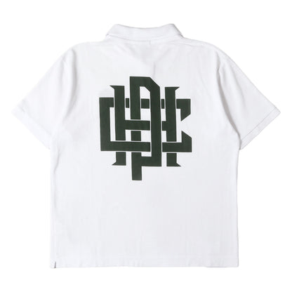 22AW ワンポイント 刺繍 バック プリント ピケ ポロシャツ (OVERLAP LOGO SUMMER POLO CHG22-AW-T05)