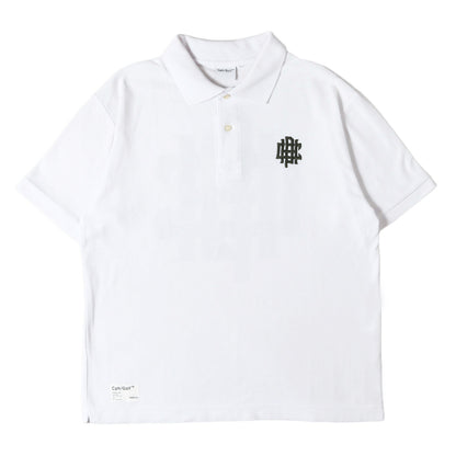 22AW ワンポイント 刺繍 バック プリント ピケ ポロシャツ (OVERLAP LOGO SUMMER POLO CHG22-AW-T05)