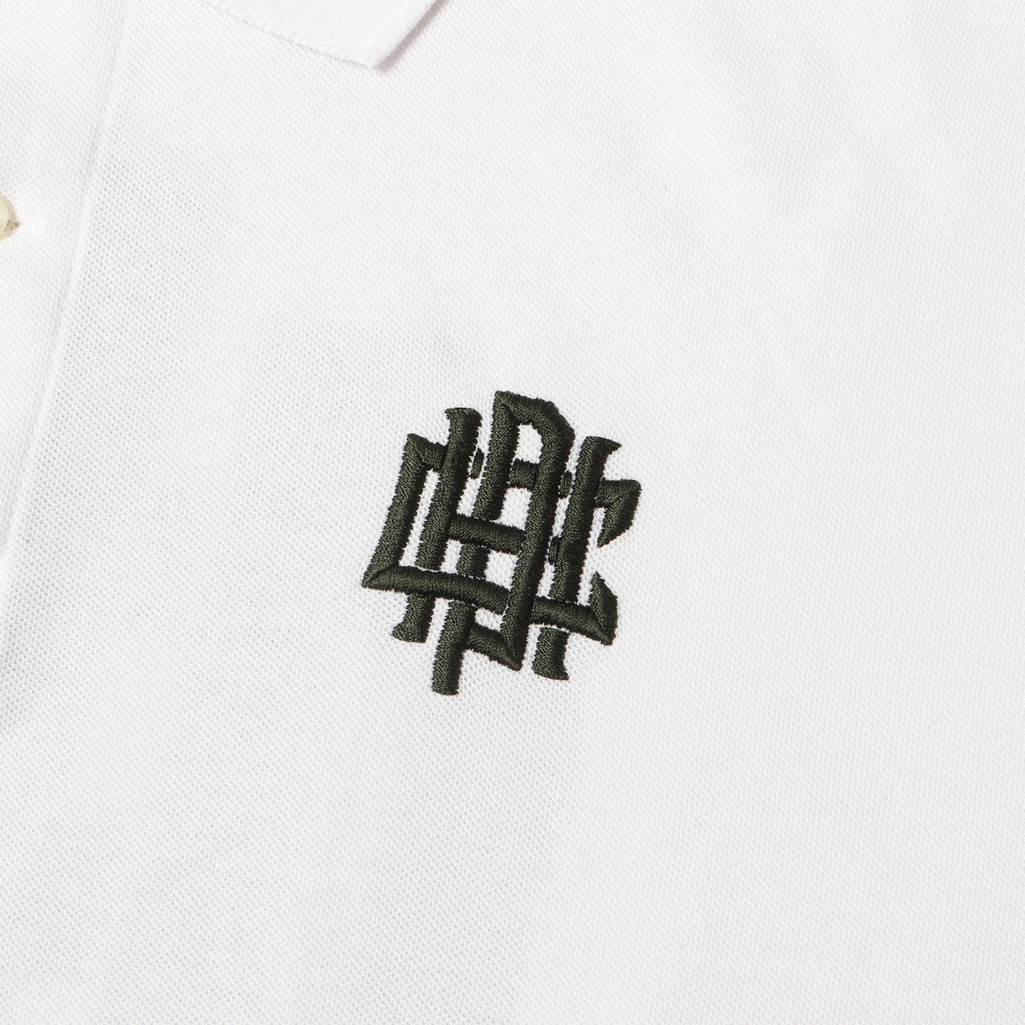 22AW ワンポイント 刺繍 バック プリント ピケ ポロシャツ (OVERLAP LOGO SUMMER POLO CHG22-AW-T05)