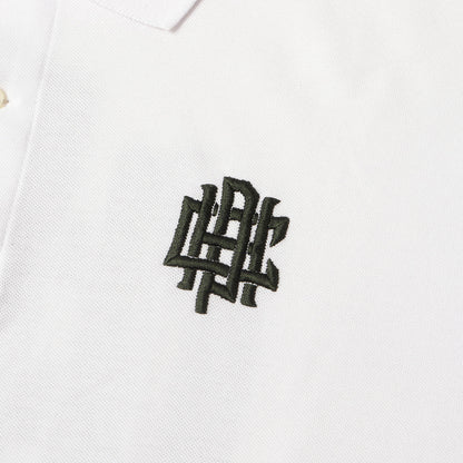 22AW ワンポイント 刺繍 バック プリント ピケ ポロシャツ (OVERLAP LOGO SUMMER POLO CHG22-AW-T05)