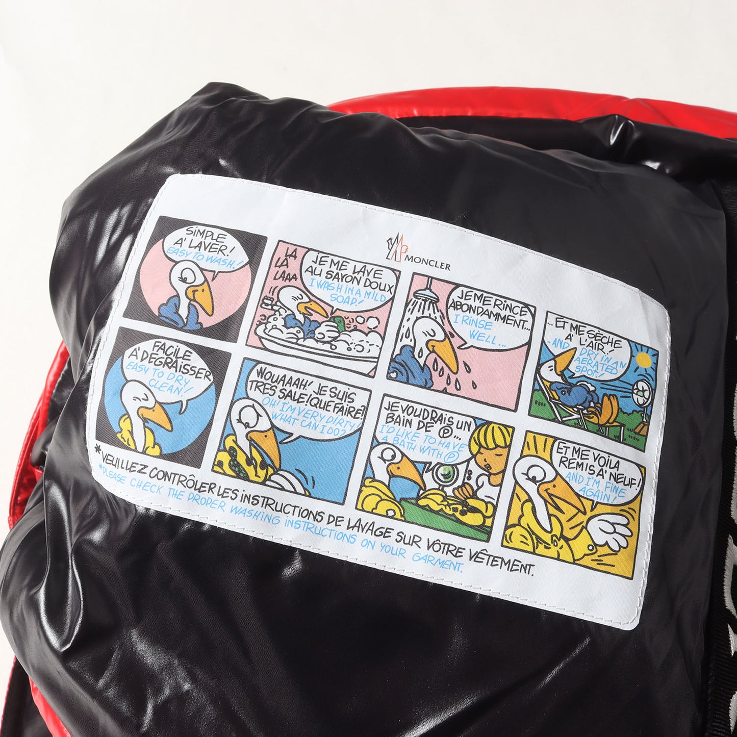 20AW ロゴテープ 刺繍 フーデッド シャイニー ナイロン ダウンベスト (AGNEAUX GILET F20911A51C00 68950)