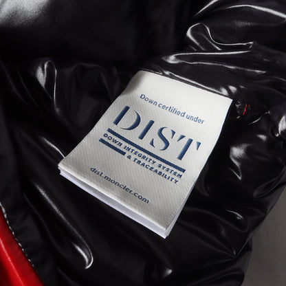 20AW ロゴテープ 刺繍 フーデッド シャイニー ナイロン ダウンベスト (AGNEAUX GILET F20911A51C00 68950)