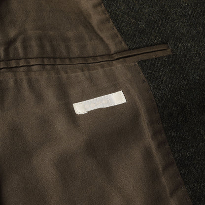 ショールカラー ベルテッド ラップコート (WOOL SHAWL COLLAR COAT Q03-04009) ※袖口裏地変色