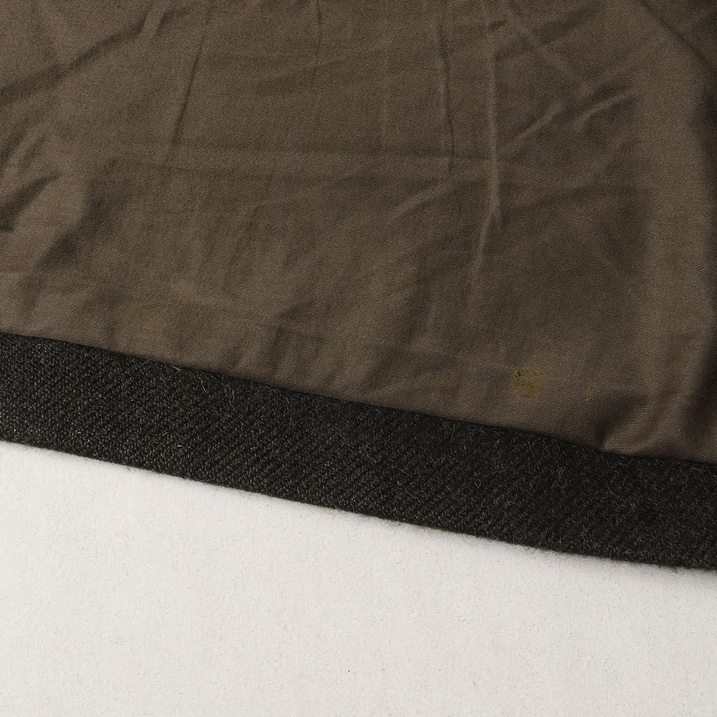 ショールカラー ベルテッド ラップコート (WOOL SHAWL COLLAR COAT Q03-04009) ※袖口裏地変色