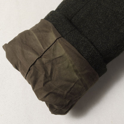 ショールカラー ベルテッド ラップコート (WOOL SHAWL COLLAR COAT Q03-04009) ※袖口裏地変色