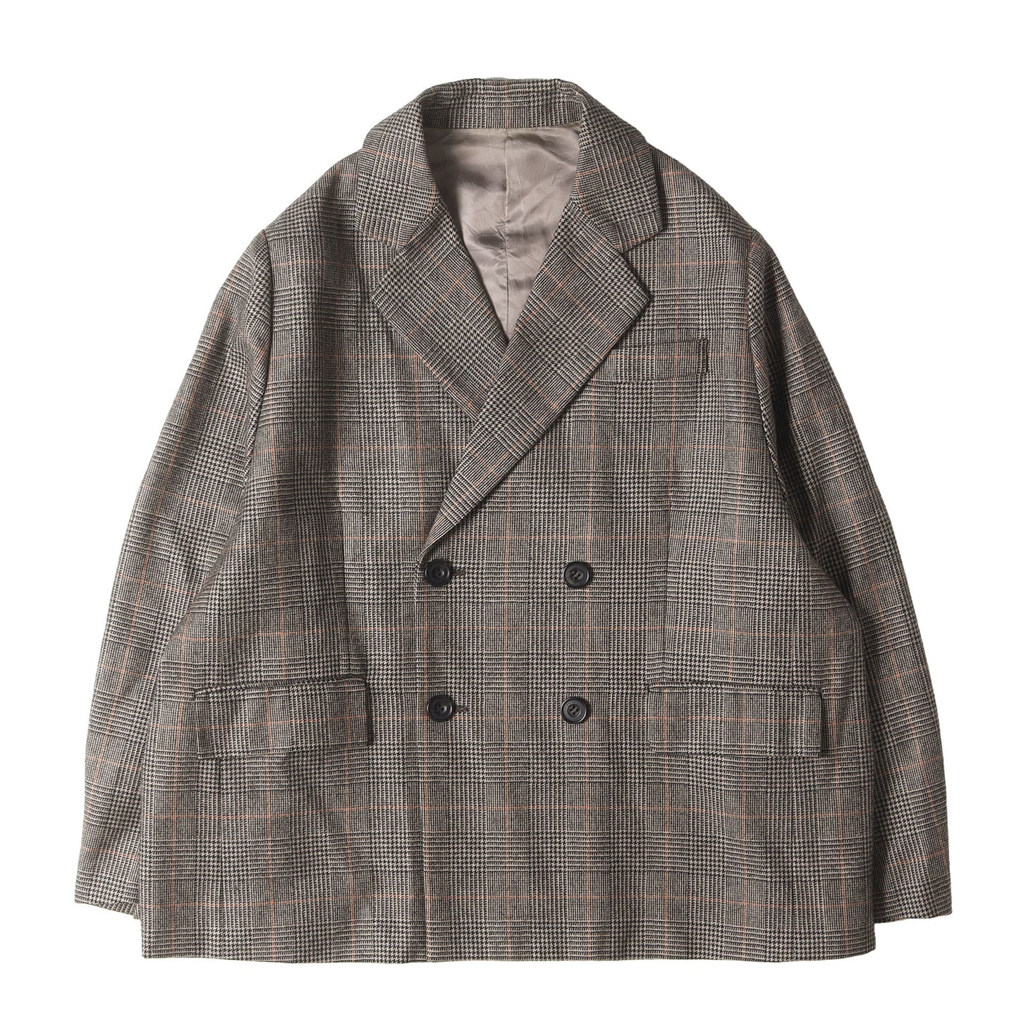 ハウンドトゥース ダブル 4B テーラード (OVERSIZED DOUBLE BREASTED JACKET WINDOW PEN ST.097-2)