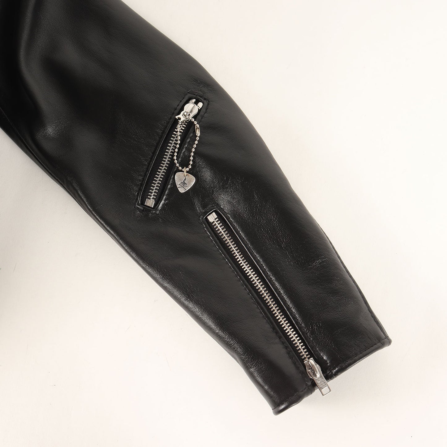 × Lewis Leathers ホースレザー ジップアップ シングル ライダース ジャケット(Lewis Leather×HYSTERIC NEBRASKA 02191LB02) / 550T