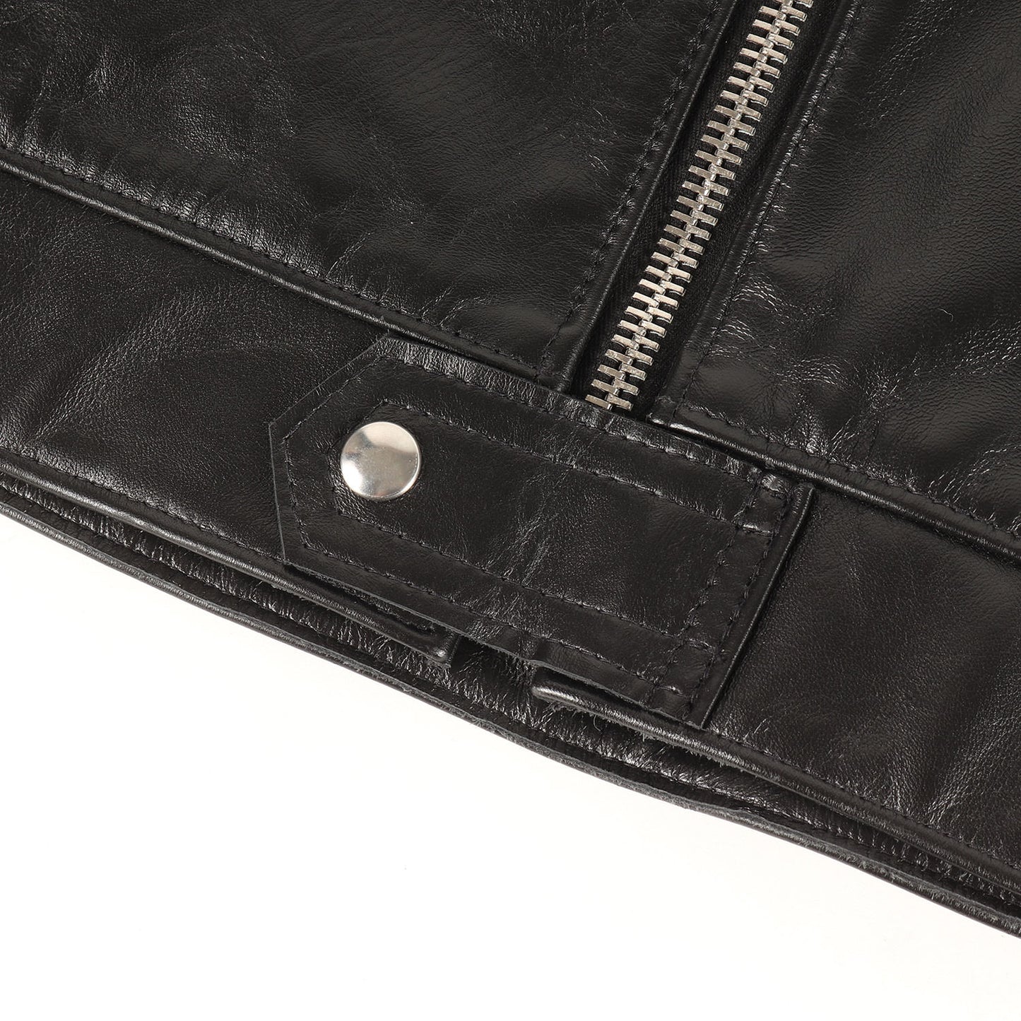 × Lewis Leathers ホースレザー ジップアップ シングル ライダース ジャケット(Lewis Leather×HYSTERIC NEBRASKA 02191LB02) / 550T