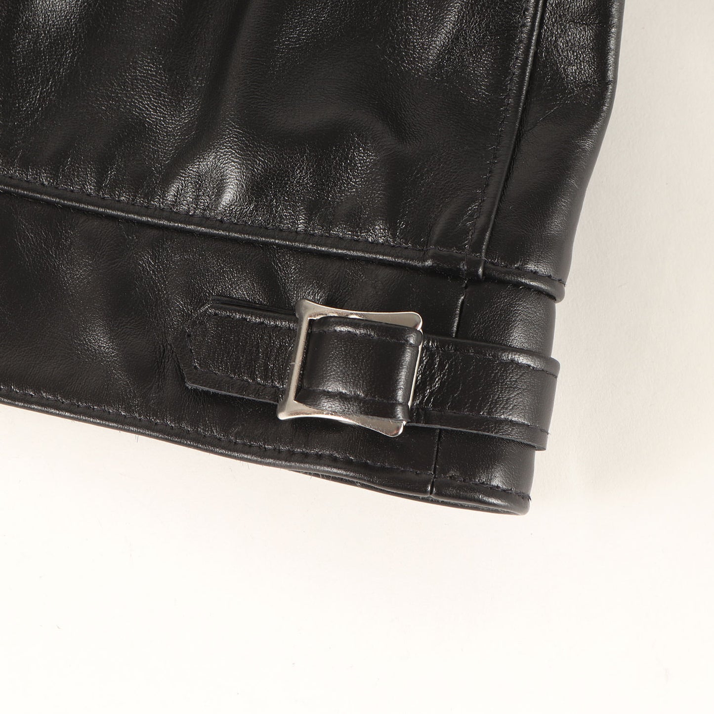 × Lewis Leathers ホースレザー ジップアップ シングル ライダース ジャケット(Lewis Leather×HYSTERIC NEBRASKA 02191LB02) / 550T