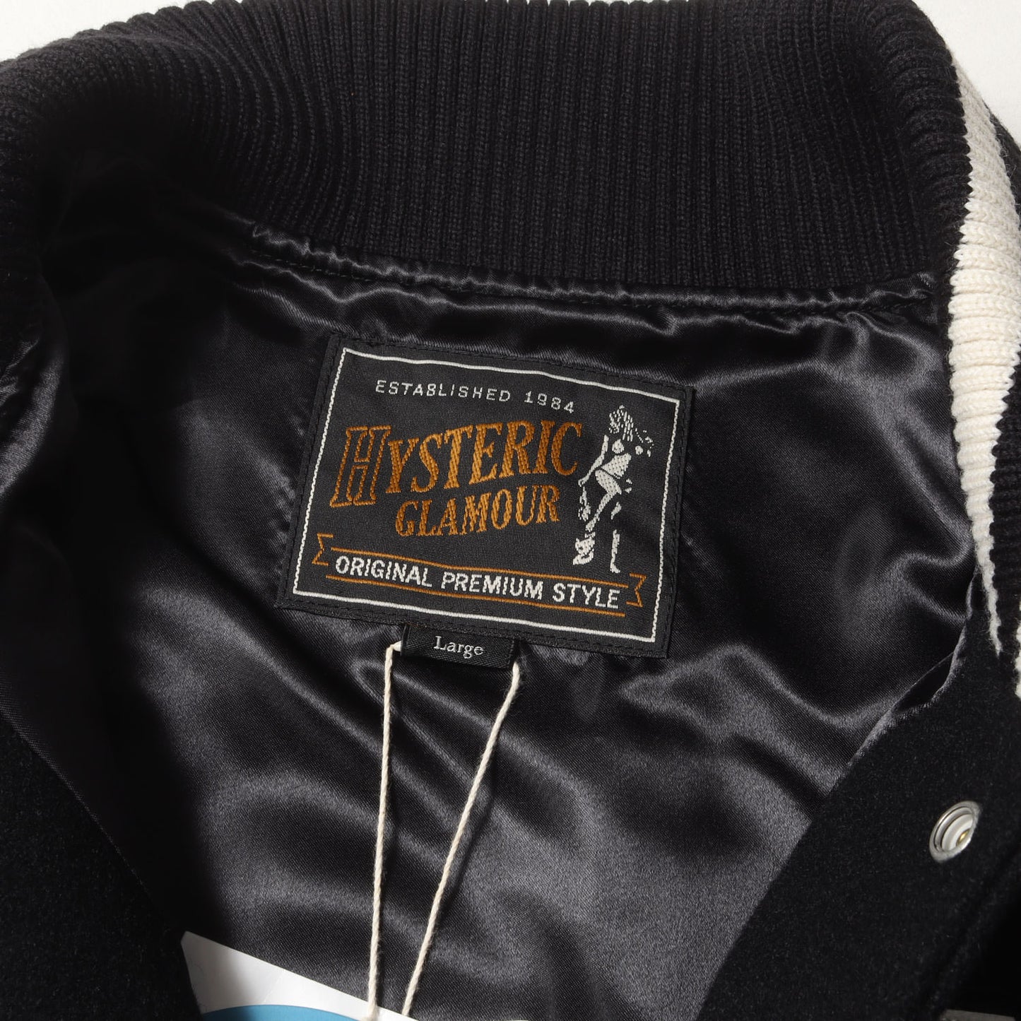 HG OVERLAP LOGO ワッペンスタジャン (02193AB12)