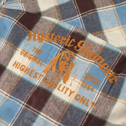 × PENDLETON バック チェーン刺繍 ウール シャツ (0241AH13)