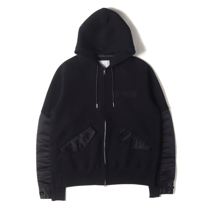 22AW ナイロンツイル ミックス スポンジ スウェット ブルゾン (Nylon Twill Mix Sponge Sweat Blouson)
