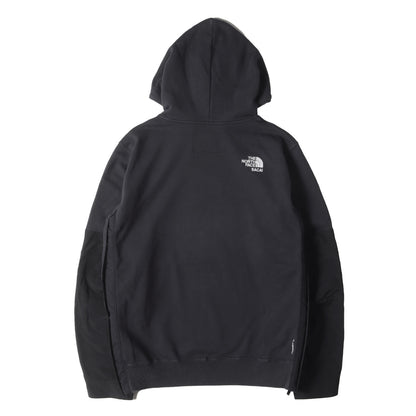 × THE NORTH FACE ナイロンドッキング スウェット パーカー (NT6175SA)