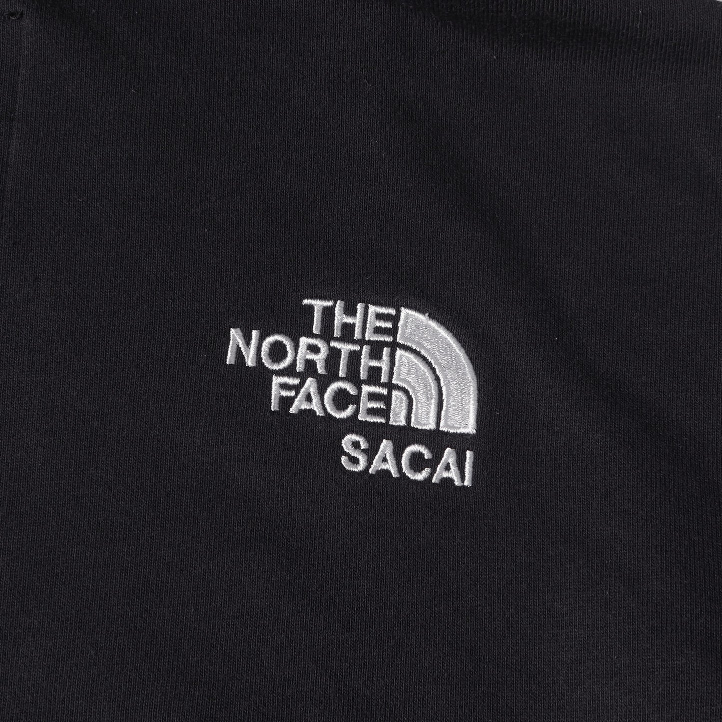 × THE NORTH FACE ナイロンドッキング スウェット パーカー (NT6175SA)