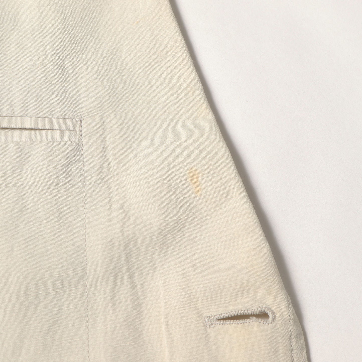 コットンリネン 2B テーラード ジャケット