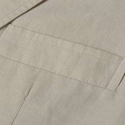 コットンリネン 2B テーラード ジャケット