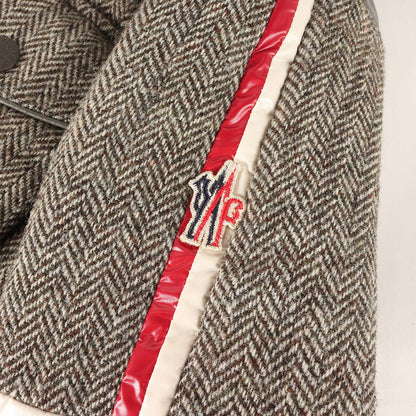 フード付き ヘリンボーン ダウン ジャケット (AMNEVILLE GIUBBOTTO 020974132902 54025) / GRENOBLE