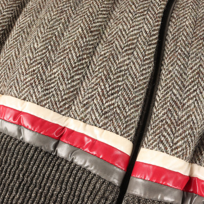 フード付き ヘリンボーン ダウン ジャケット (AMNEVILLE GIUBBOTTO 020974132902 54025) / GRENOBLE