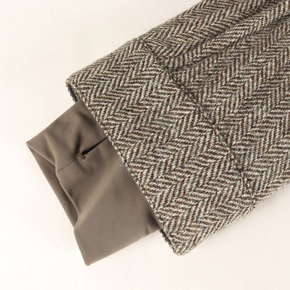 フード付き ヘリンボーン ダウン ジャケット (AMNEVILLE GIUBBOTTO 020974132902 54025) / GRENOBLE