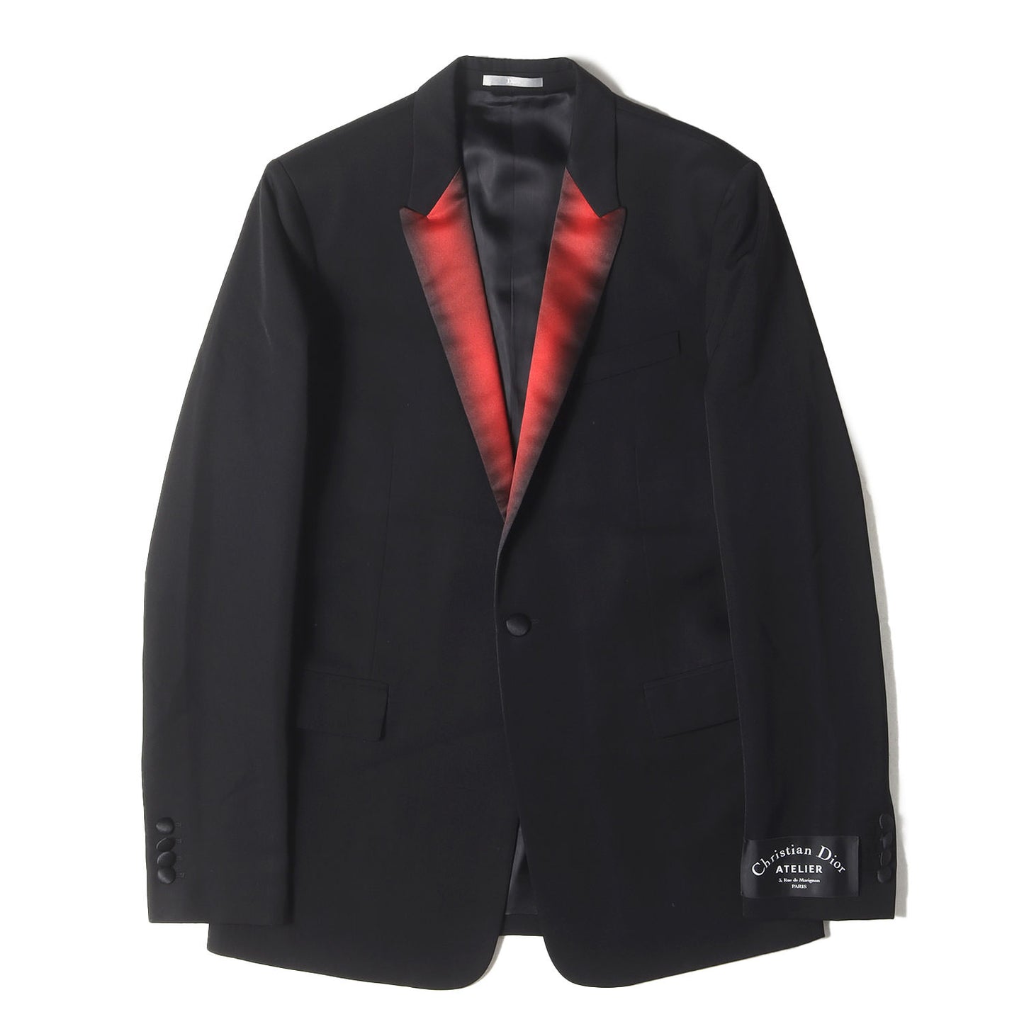 グラデーション ピークドラペル 1B テーラード ジャケット (Atelier Tailored Jacket 833C213S4178)