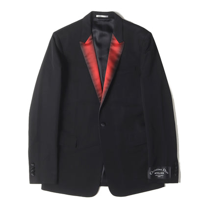 グラデーション ピークドラペル 1B テーラード ジャケット (Atelier Tailored Jacket 833C213S4178)