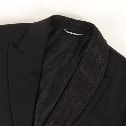 21SS オブリーク 二重ラペル テーラード ジャケット (Lapel Oblique Switching 1B Tailored Jacket 033C228B4739)