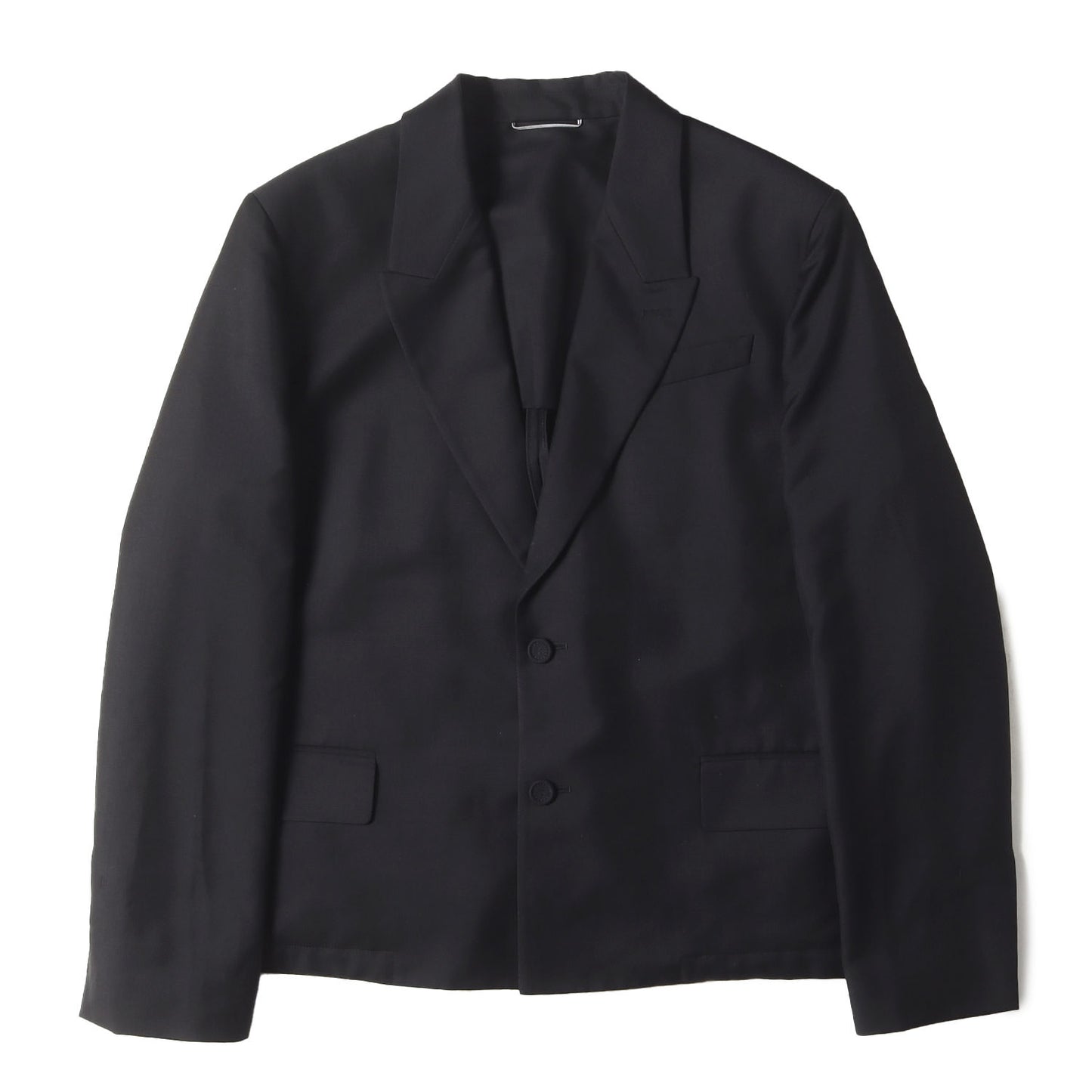 23AW シルク混モヘアウール 2B テーラード ジャケット (413C201A6006)
