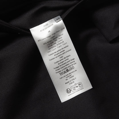 23AW シルク混モヘアウール 2B テーラード ジャケット (413C201A6006)