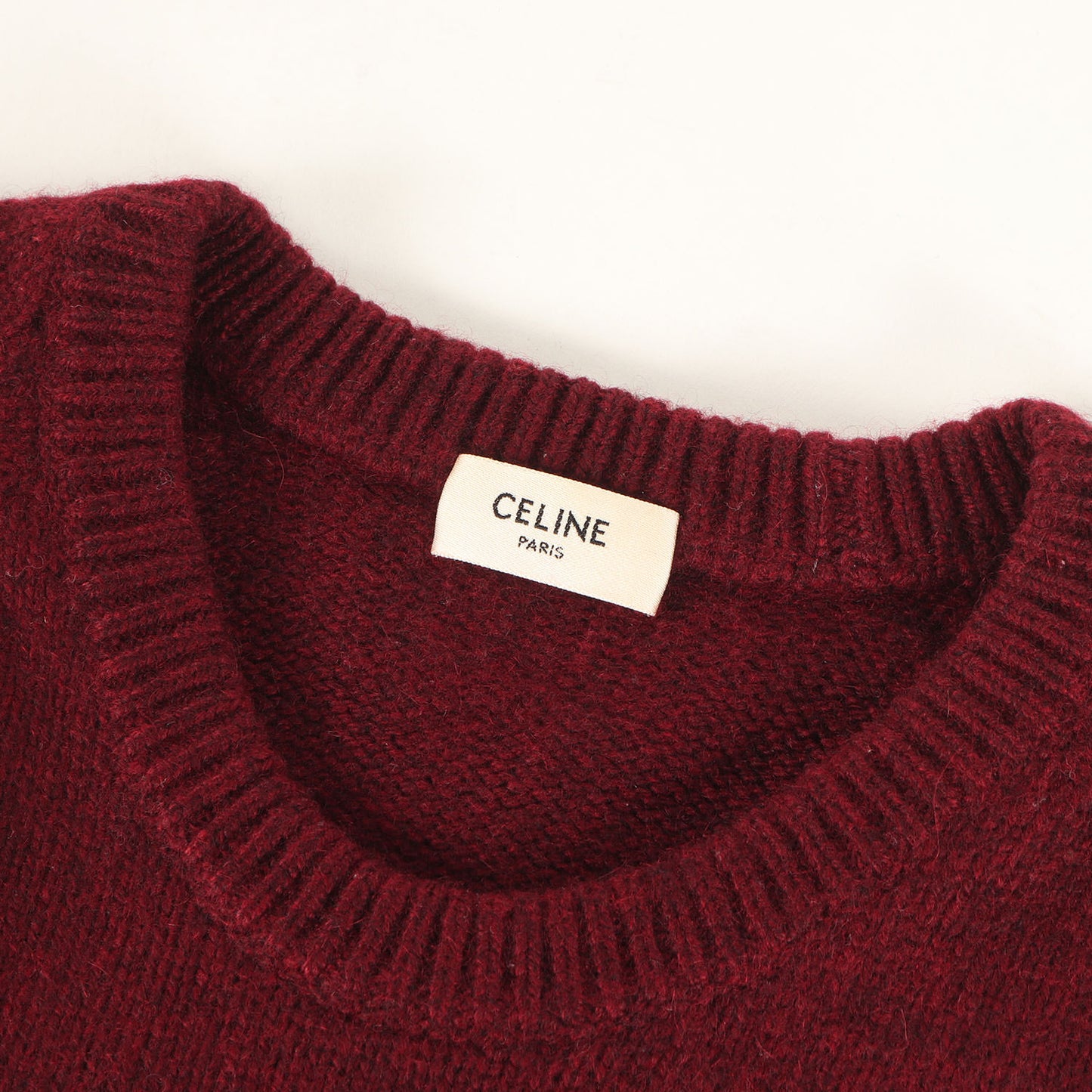 メランジ カシミヤ ニット セーター (A082384D)