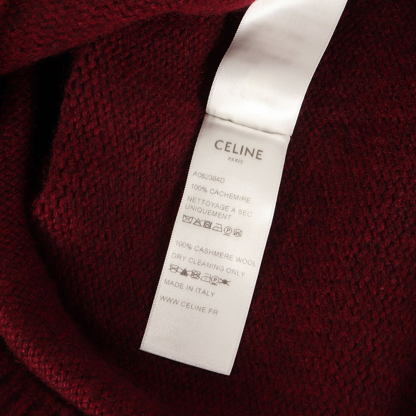 メランジ カシミヤ ニット セーター (A082384D)