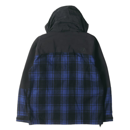 × THE NORTH FACE コットンナイロン チェック ウール ジャケット (WF-J923)