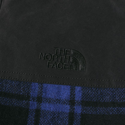 × THE NORTH FACE コットンナイロン チェック ウール ジャケット (WF-J923)
