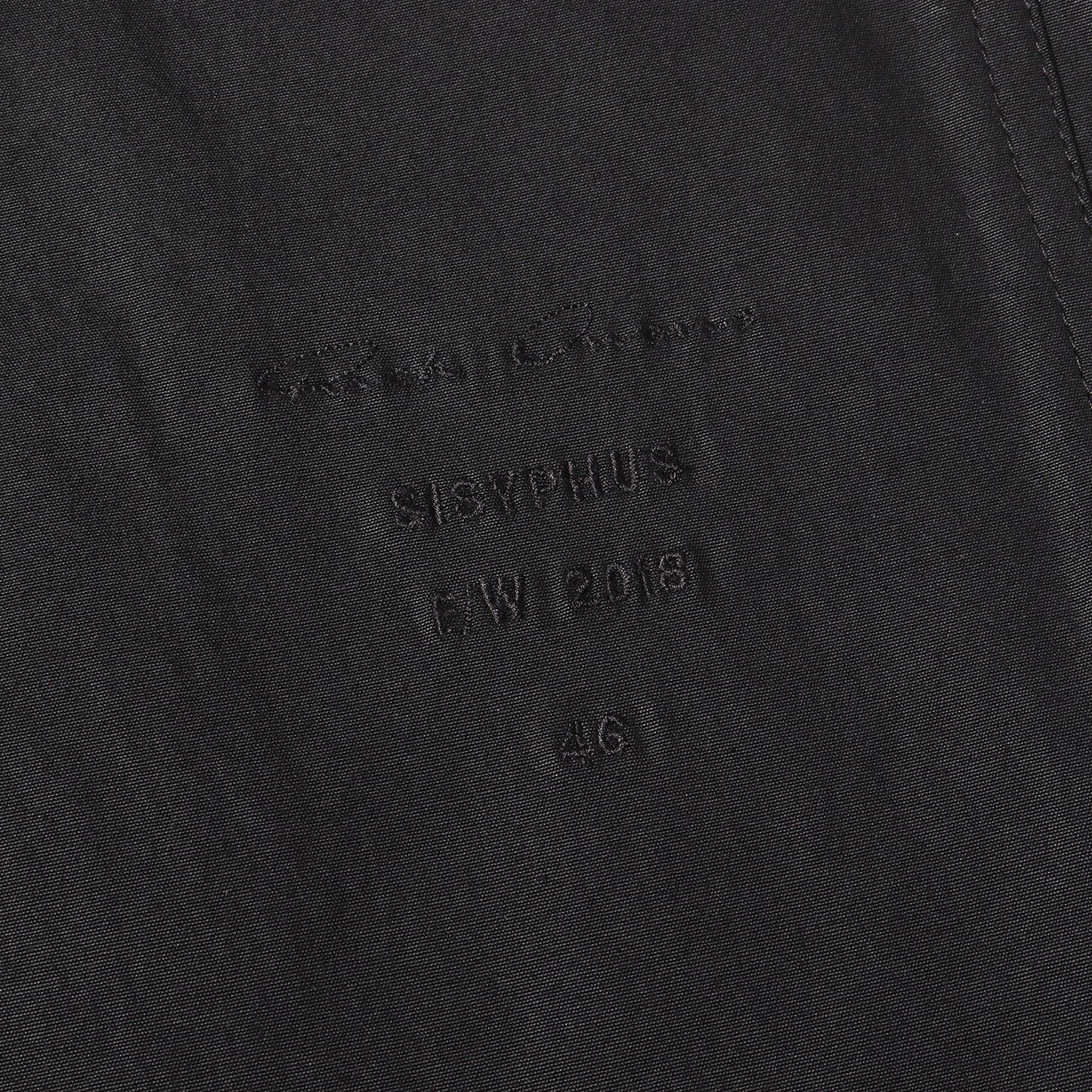 オーバーサイズ コットンシルク シャツ (OVERSIZE SHIRT RR18F1728-SMK)