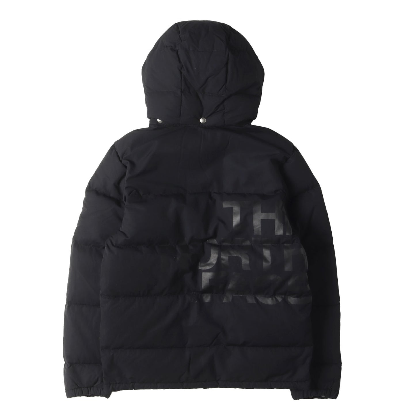× THE NORTH FACE フード付き ラバーロゴ ダウンジャケット (WT-J407)