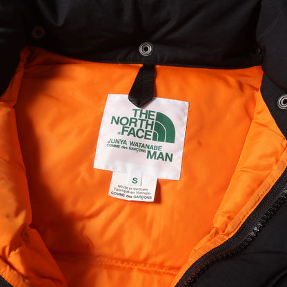 × THE NORTH FACE フード付き ラバーロゴ ダウンジャケット (WT-J407)