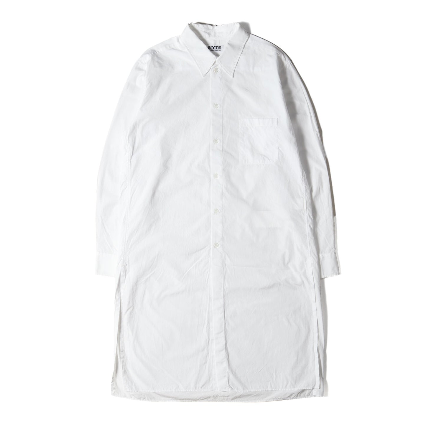 ブロード ロング シャツ (100/2 BROAD REGULAR COLLAR LOOSE FIT LONG SHIRT UB-B59-080)
