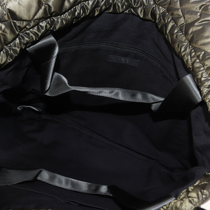 Ys 2WAY キルティング ボア ショルダー トート バッグ (QUILTED POLYESTER TOTE BAG)
