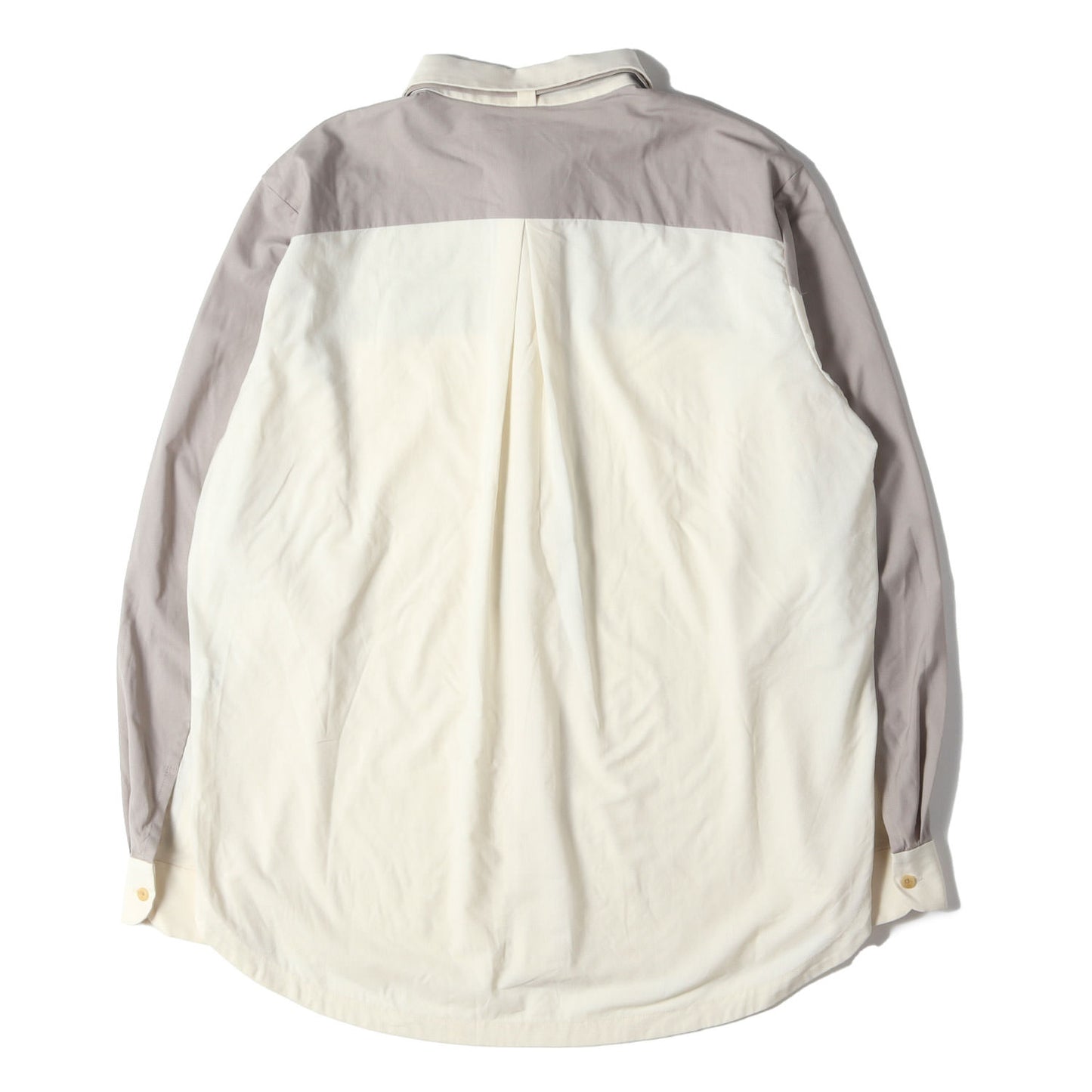 24SS ネクタイ付き ウール ローン ドレス シャツ (TIE SHIRT B 1E124-21)