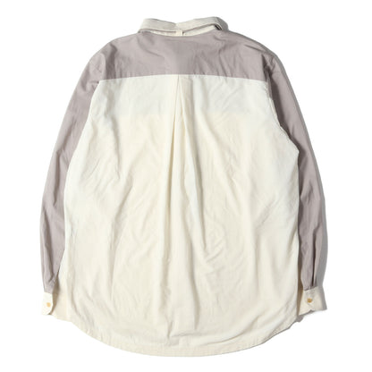 24SS ネクタイ付き ウール ローン ドレス シャツ (TIE SHIRT B 1E124-21)