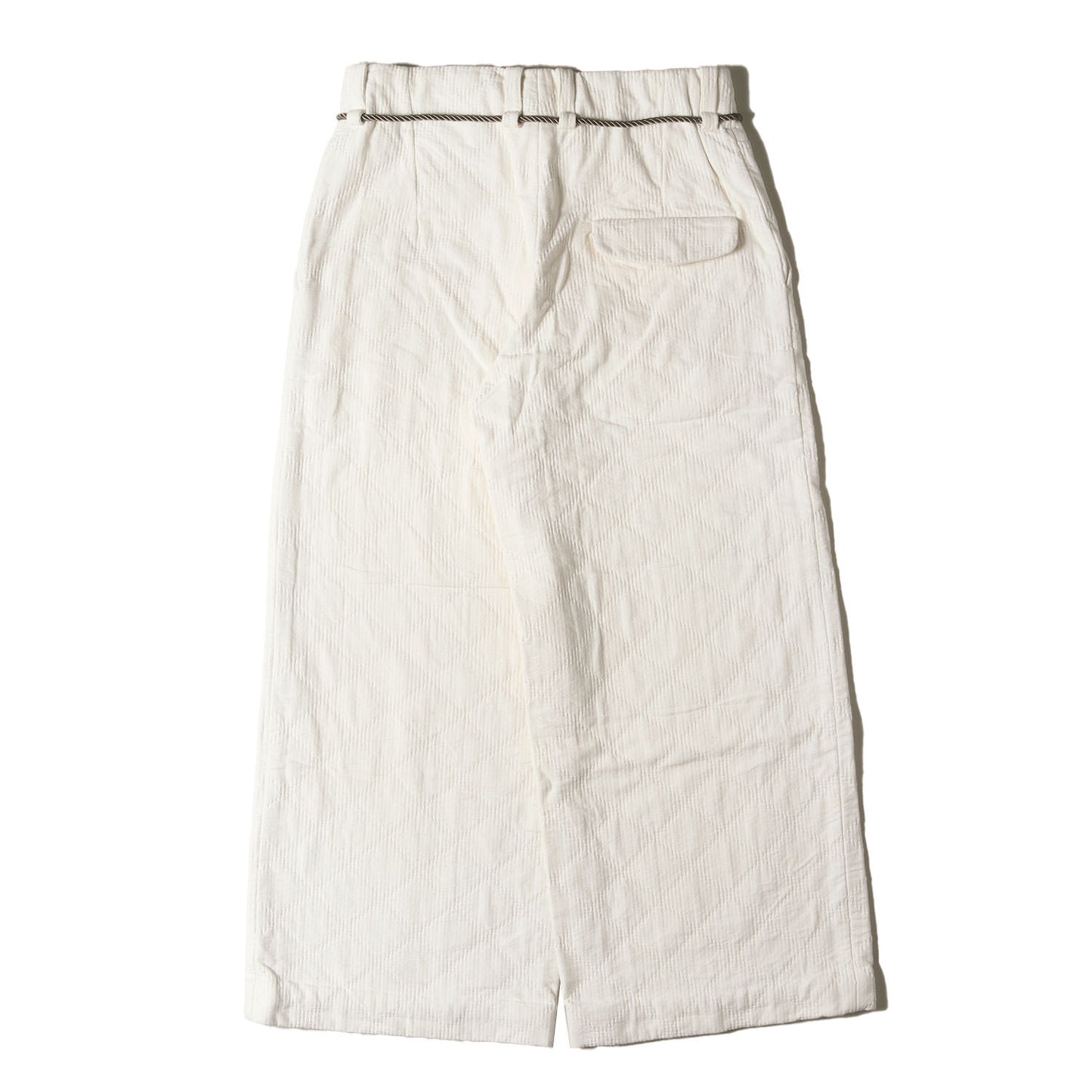 24SS 刺し子 ワイド バギー スラックス (sashiko slacks 4E124-75)